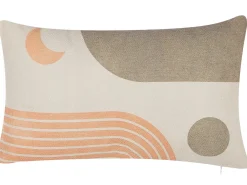 Sæt af 2 pyntepuder MELAMPODIUM 30 x 50 cm Multifarvet Abstraktmønster