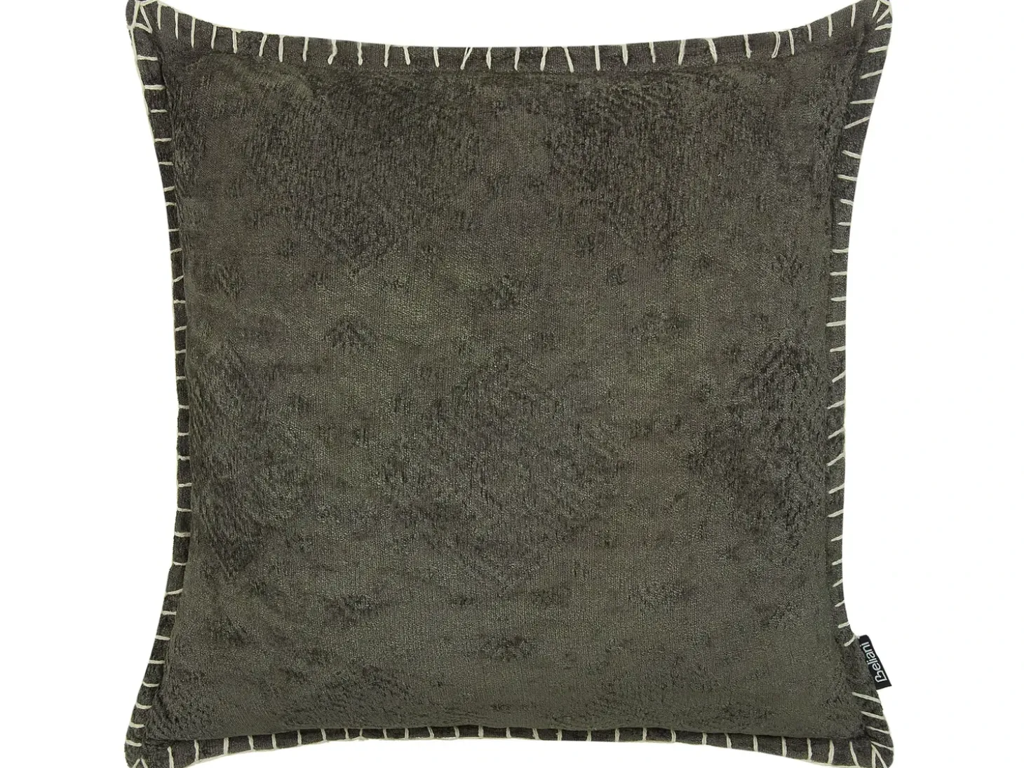 Sæt af 2 pyntepuder MELUR 45 x 45 cm Grå Ensfarvet