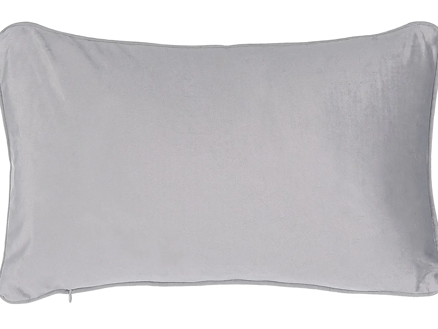 Sæt af 2 pyntepuder MOTARI Velour 30 x 50 cm Grå Geometrisk mønster