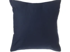 Sæt af 2 pyntepuder MUSCARI Bomuld 45 x 45 cm Gul Blå Ikat