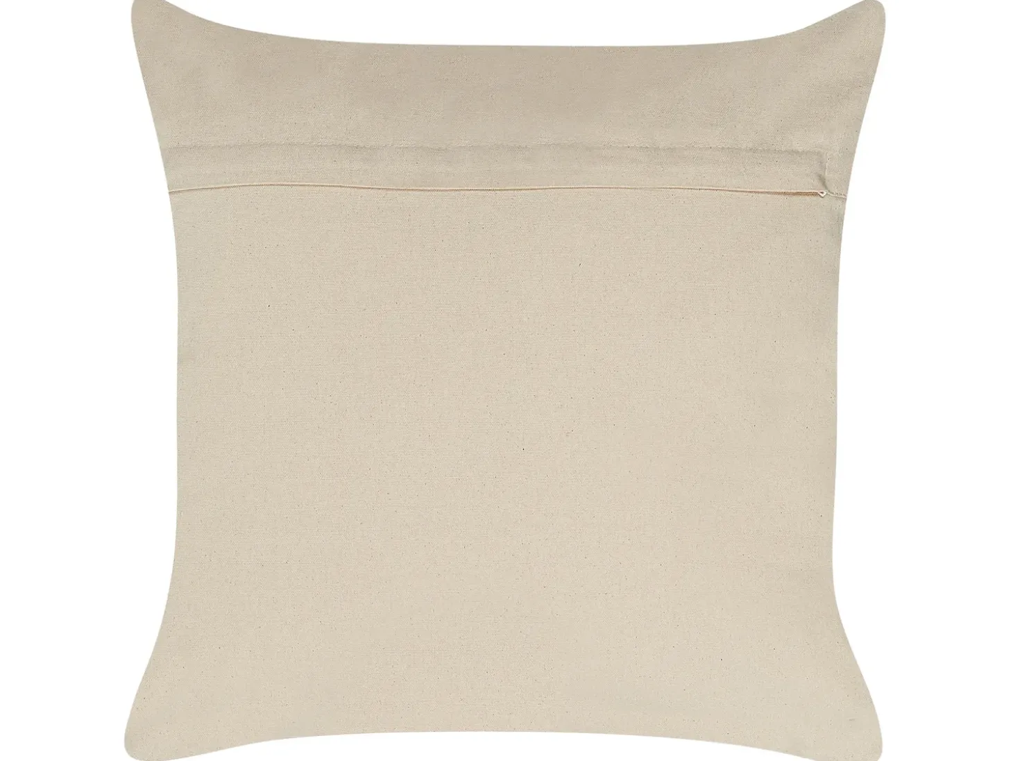 Sæt af 2 pyntepuder OUJDA Bomuld 50 x 50 cm Guld Geometrisk mønster