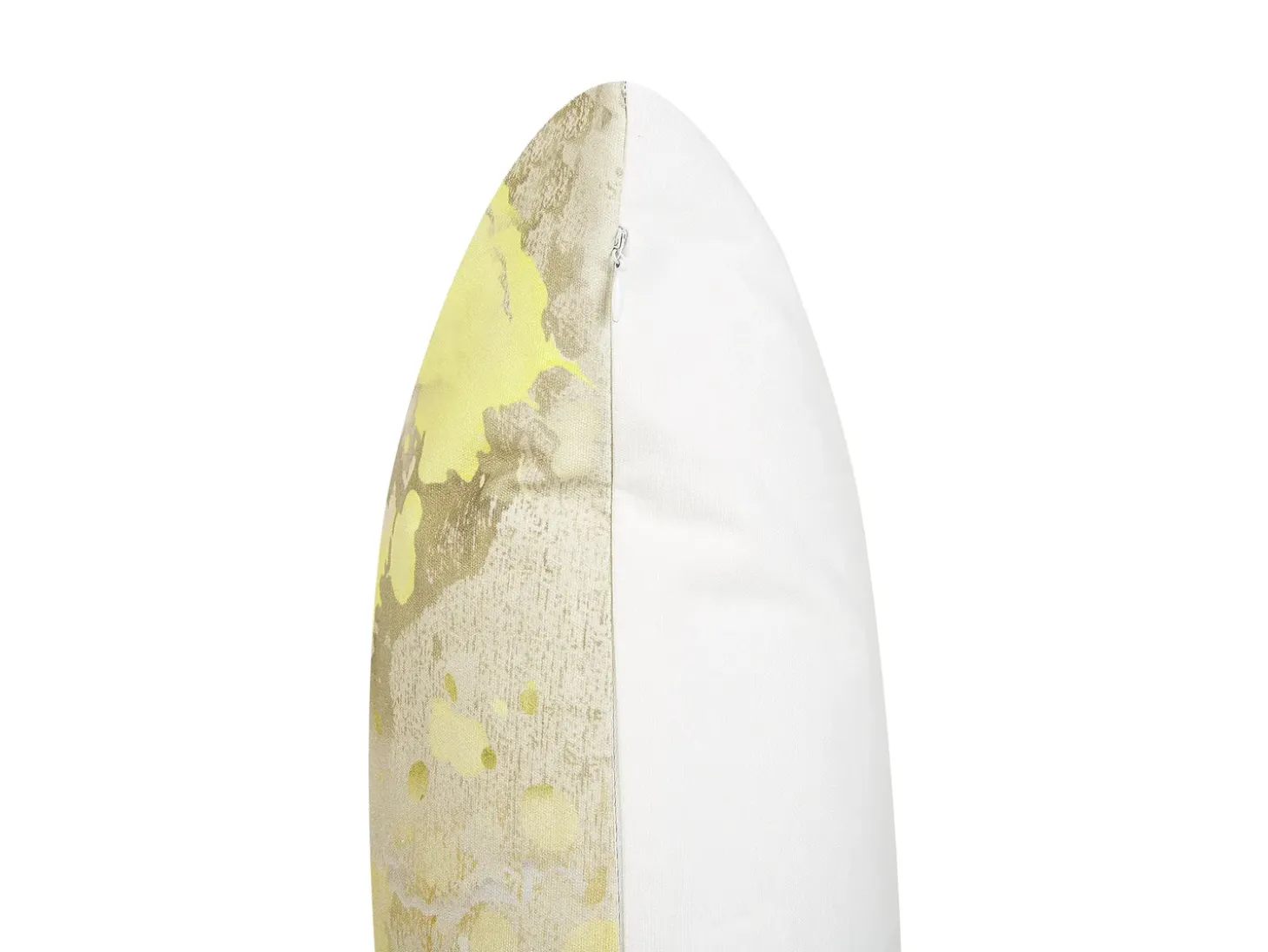 Sæt af 2 pyntepuder PACHIRA Bomuld 45 x 45 cm Gul Abstraktmønster