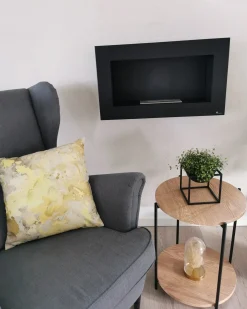Sæt af 2 pyntepuder PACHIRA Bomuld 45 x 45 cm Gul Abstraktmønster