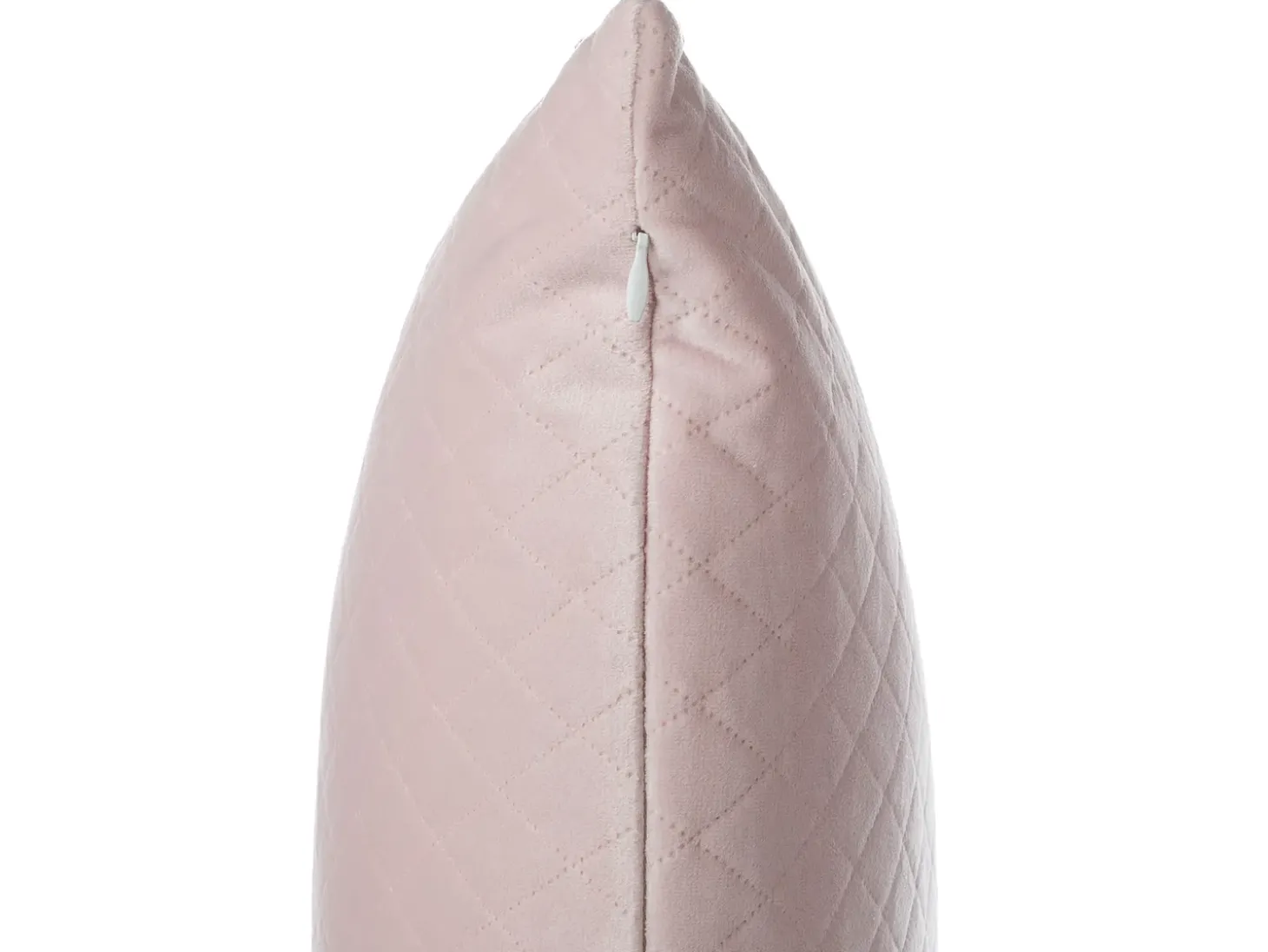 Sæt af 2 pyntepuder PASQUE Velour 45 x 45 cm Lyserød Ensfarvet