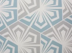 Sæt af 2 pyntepuder PRIMROSE 45 x 45 cm Himmelblå Ikat