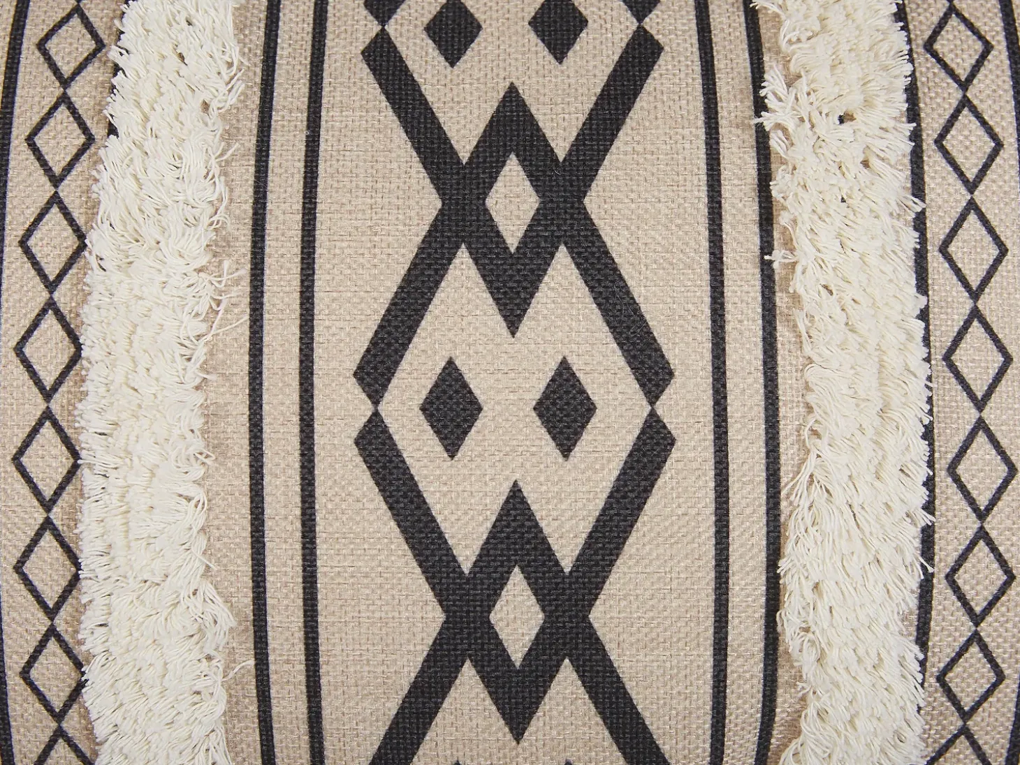 Sæt af 2 pyntepuder PULMONARIA 30 x 50 cm Beige Geometrisk mønster