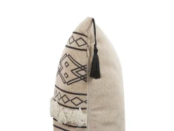 Sæt af 2 pyntepuder PULMONARIA 30 x 50 cm Beige Geometrisk mønster