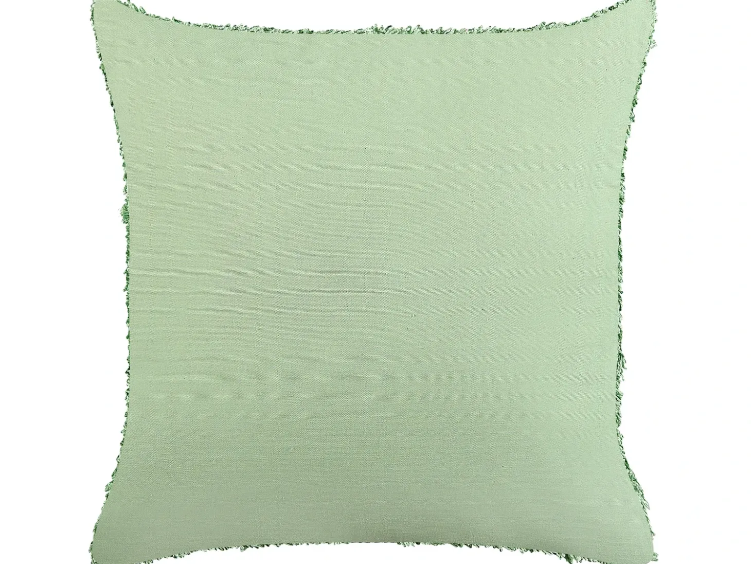Sæt af 2 pyntepuder RHOEO Bomuld 45 x 45 cm Lysegrøn