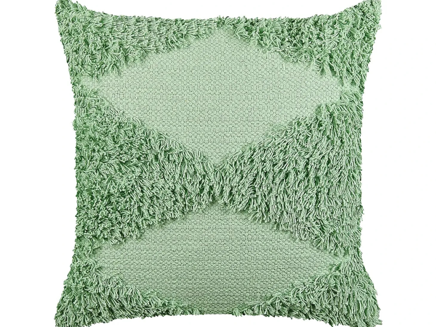 Sæt af 2 pyntepuder RHOEO Bomuld 45 x 45 cm Lysegrøn