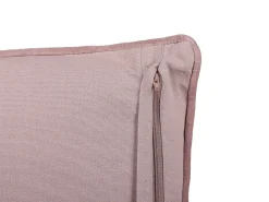 Sæt af 2 pyntepuder ROMNEYA Velour 45 x 45 cm Lyserød Blomstermønster