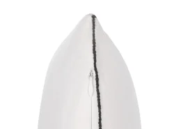 Sæt af 2 pyntepuder SHADRACK Bomuld 45 x 45 cm Hvid Julemønster