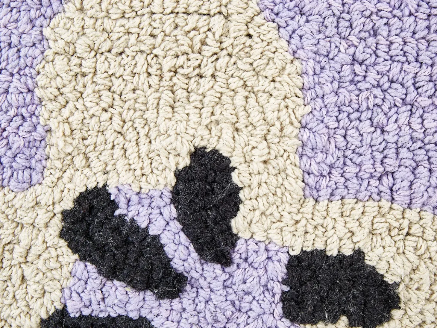 Sæt af 2 pyntepuder SOAPWORT Bomuld 45 x 45 cm Purpur