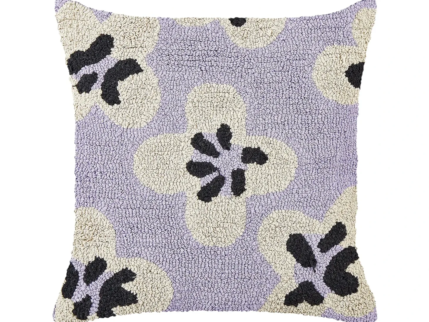 Sæt af 2 pyntepuder SOAPWORT Bomuld 45 x 45 cm Purpur