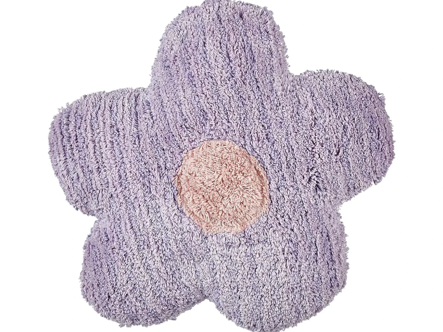 Sæt af 2 pyntepuder SORREL Bomuld 30 x 30 cm Lilla Blomst