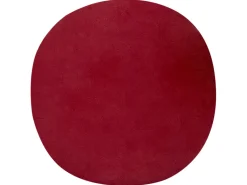 Sæt af 2 pyntepuder SWIRL CANDY Boucle 40 x 40 cm Rød