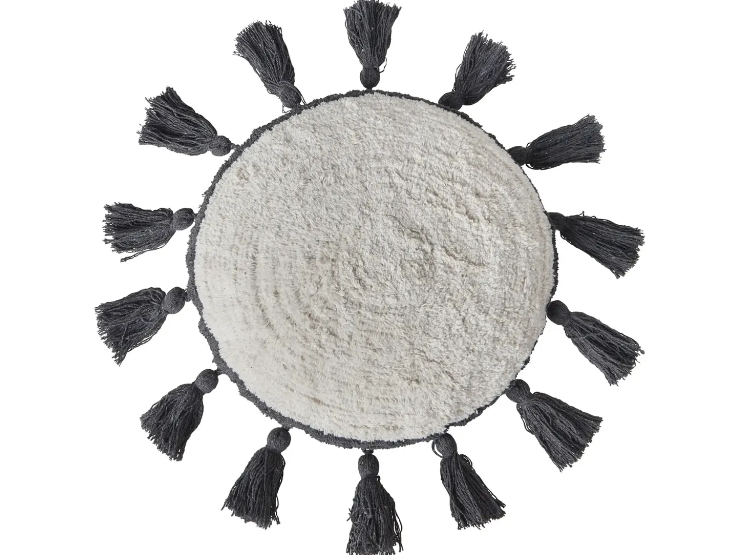Sæt af 2 pyntepuder THISTLE Bomuld 40 x 40 cm Cremehvid