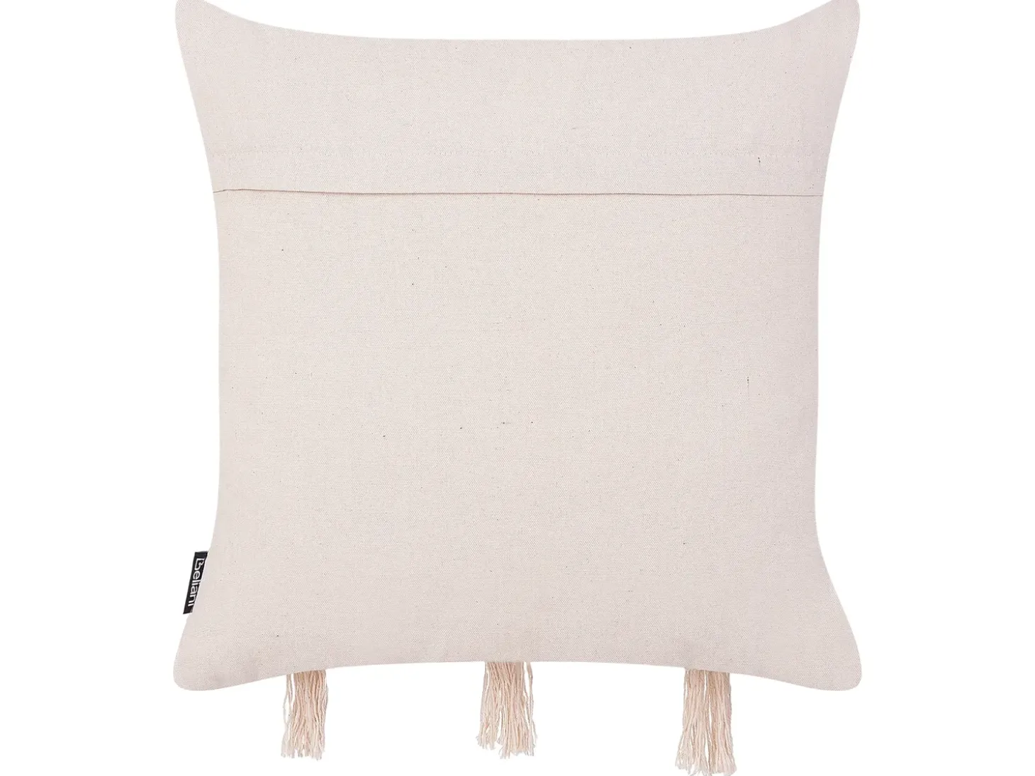 Sæt af 2 pyntepuder THONDI Bomuld 45 x 45 cm Beige Stribet mønster