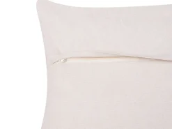 Sæt af 2 pyntepuder THONDI Bomuld 45 x 45 cm Beige Stribet mønster