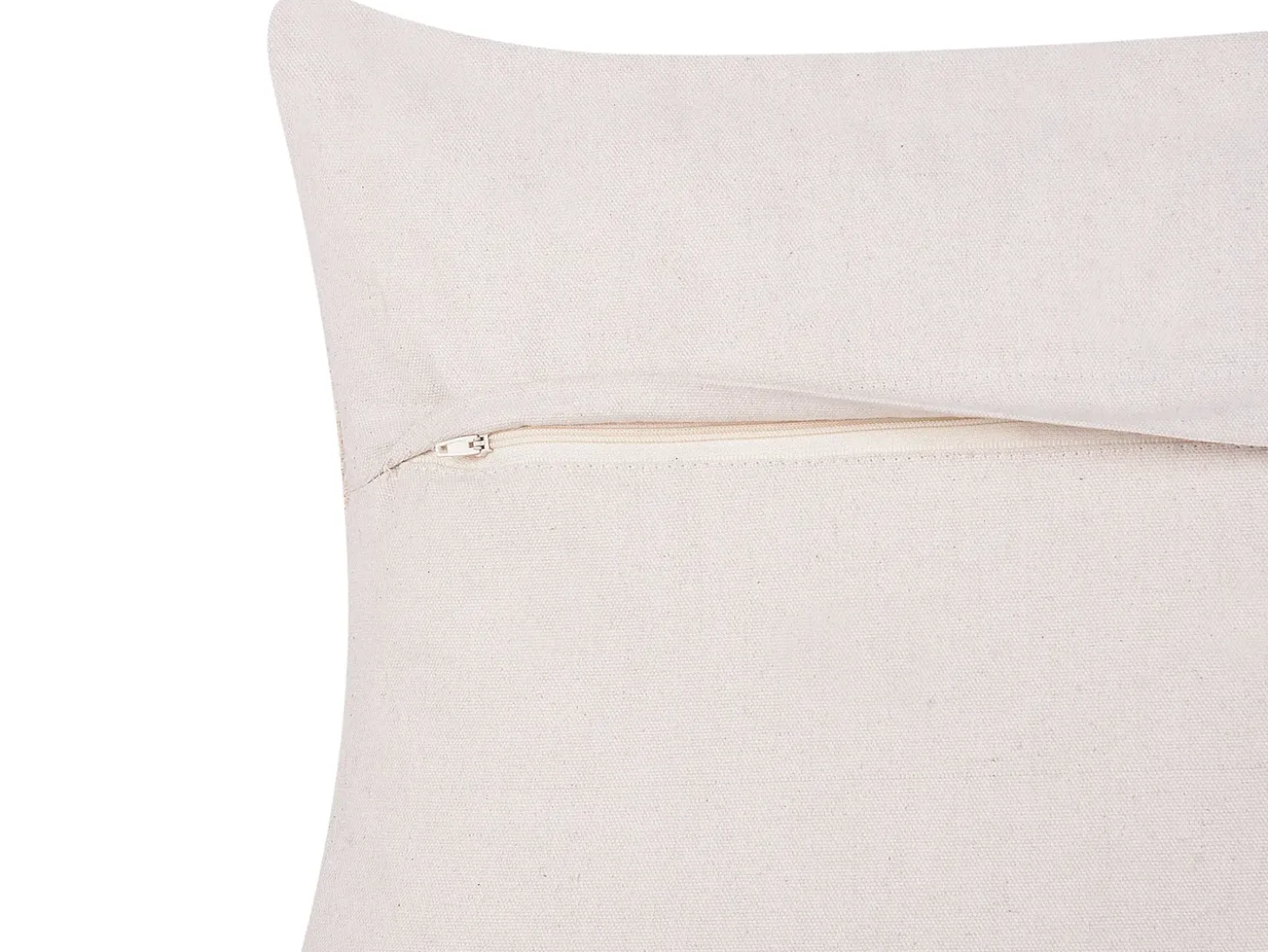 Sæt af 2 pyntepuder THONDI Bomuld 45 x 45 cm Beige Stribet mønster