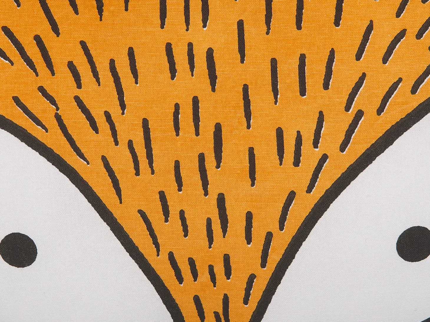 Sæt af 2 pyntepuder VADODARA Bomuld 50 x 40 cm Orange Ræv