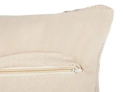 Sæt af 2 pyntepuder VAYALI Bomuld 45 x 45 cm Beige Stribet mønster
