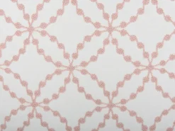 Sæt af 2 pyntepuder VERBENA Bomuld 45 x 45 cm Lyserød Geometrisk mønster