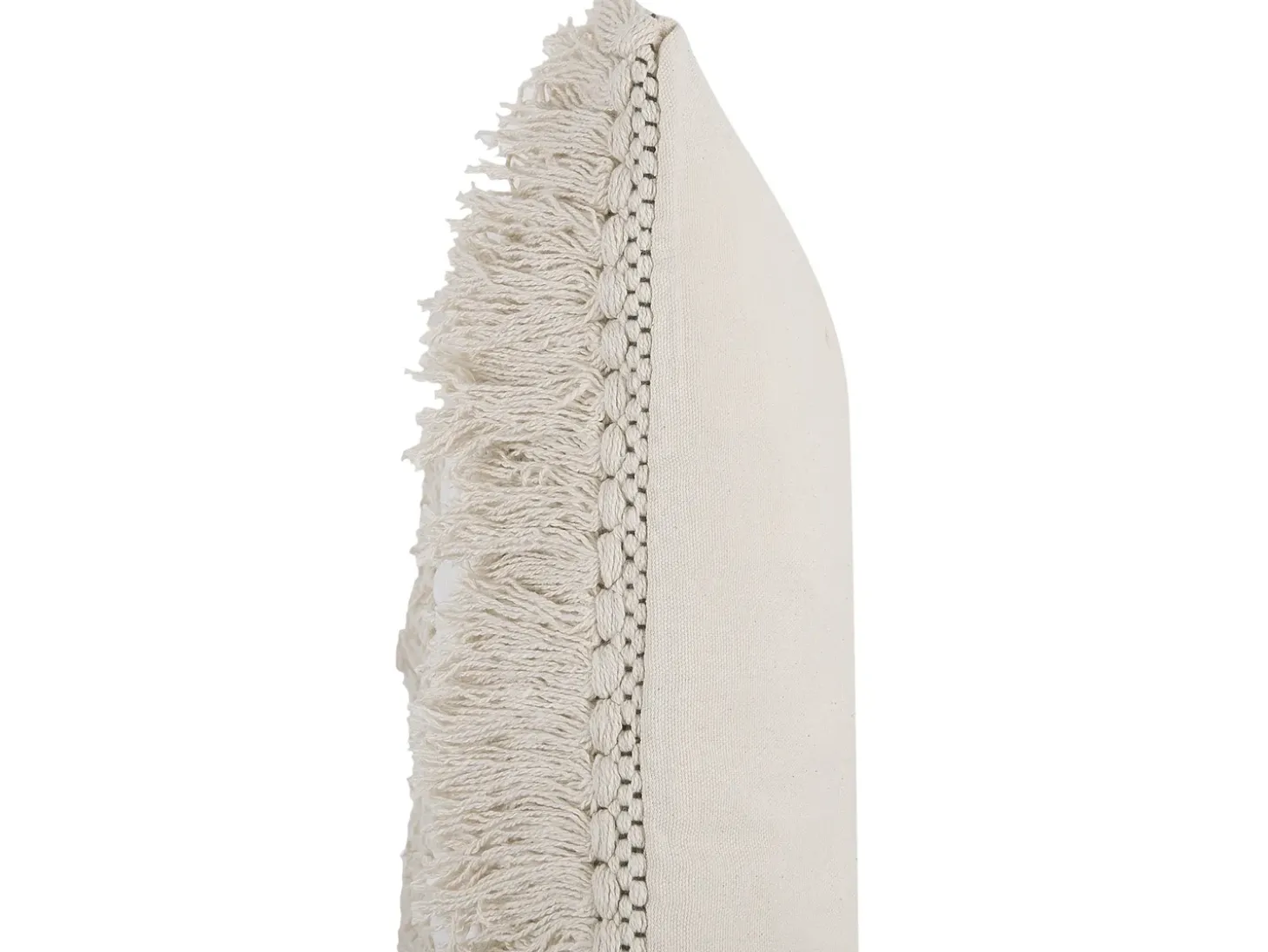 Sæt af 2 pyntepuder VILLUR Bomuld 45 x 45 cm Beige Stribet mønster