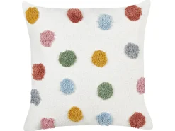 Sæt af 2 pyntepuder WALLFLOWER Bomuld 45 x 45 cm Hvid