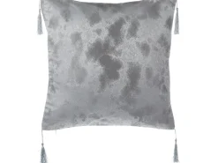 Sæt af 2 pyntepuder YARINA 45 x 45 cm Grå Geometrisk mønster