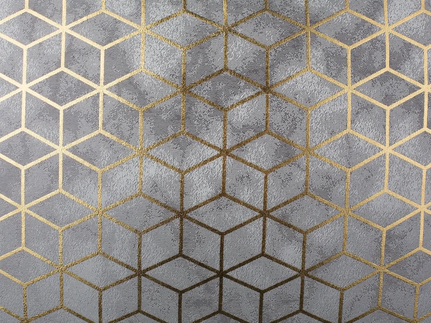 Sæt af 2 pyntepuder YARINA 45 x 45 cm Grå Geometrisk mønster