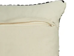 Sæt af 2 pyntepuder YONCALI Bomuld 45 x 45 cm Sort Ternet mønster