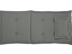 Sæt af 6 ryg-/siddehynder JAVA/AMANTEA 50 x 70 cm Grå