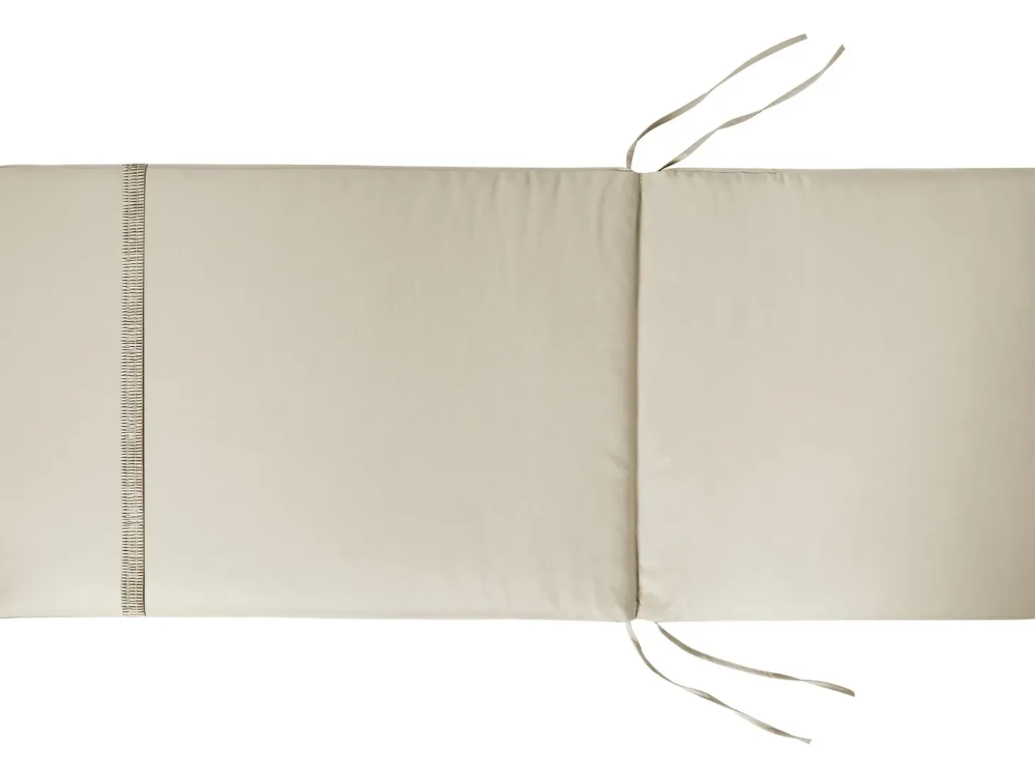 Sæt af 2 ryg-/siddehynder JAVA/AMANTEA PREMIUM 50 x 71 cm Brungrå