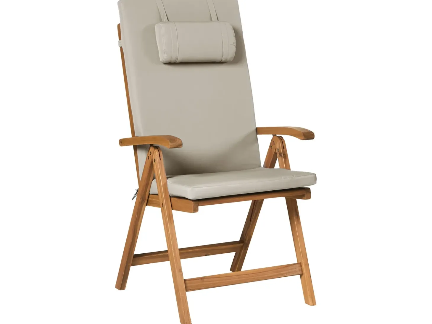 Sæt af 2 ryg-/siddehynder JAVA/AMANTEA PREMIUM 50 x 71 cm Brungrå