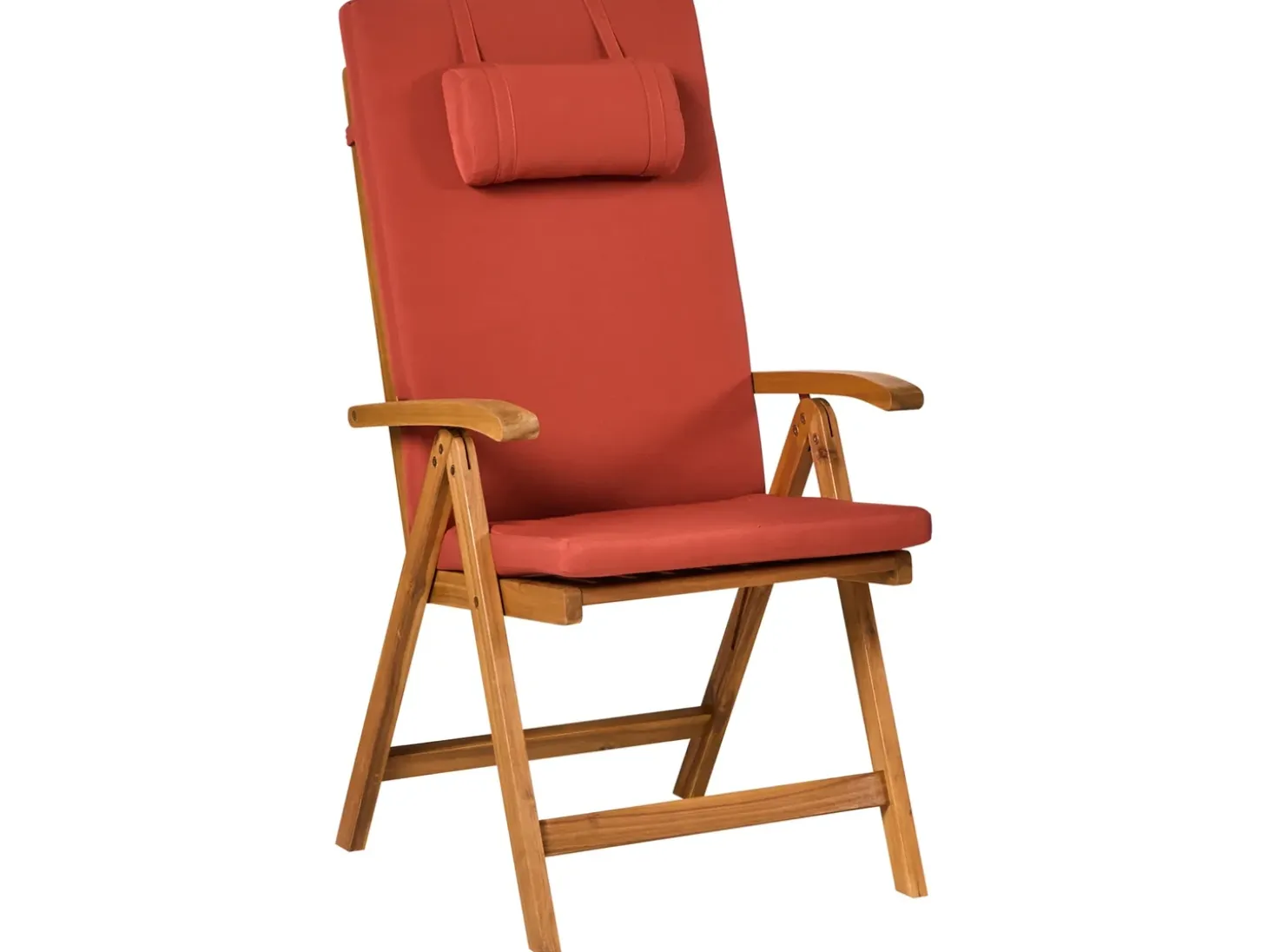 Sæt af 6 ryg-/siddehynder JAVA/AMANTEA PREMIUM 50 x 71 cm Rød