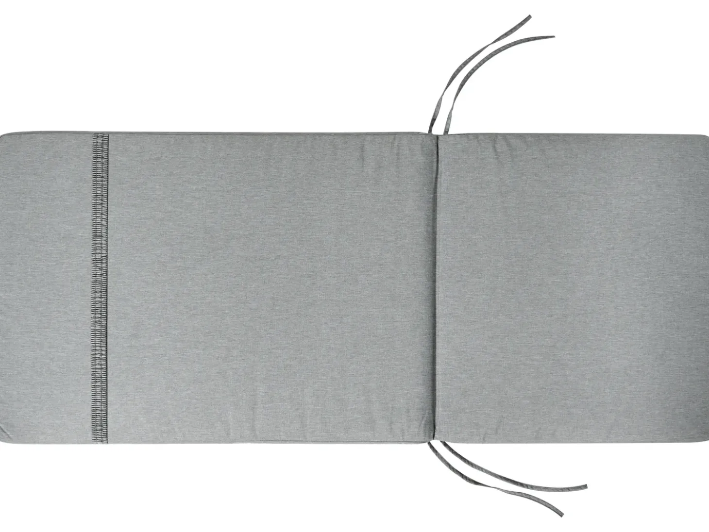 Sæt af 2 ryg-/siddehynder JAVA/AMANTEA PREMIUM 50 x 71 cm Grå melange