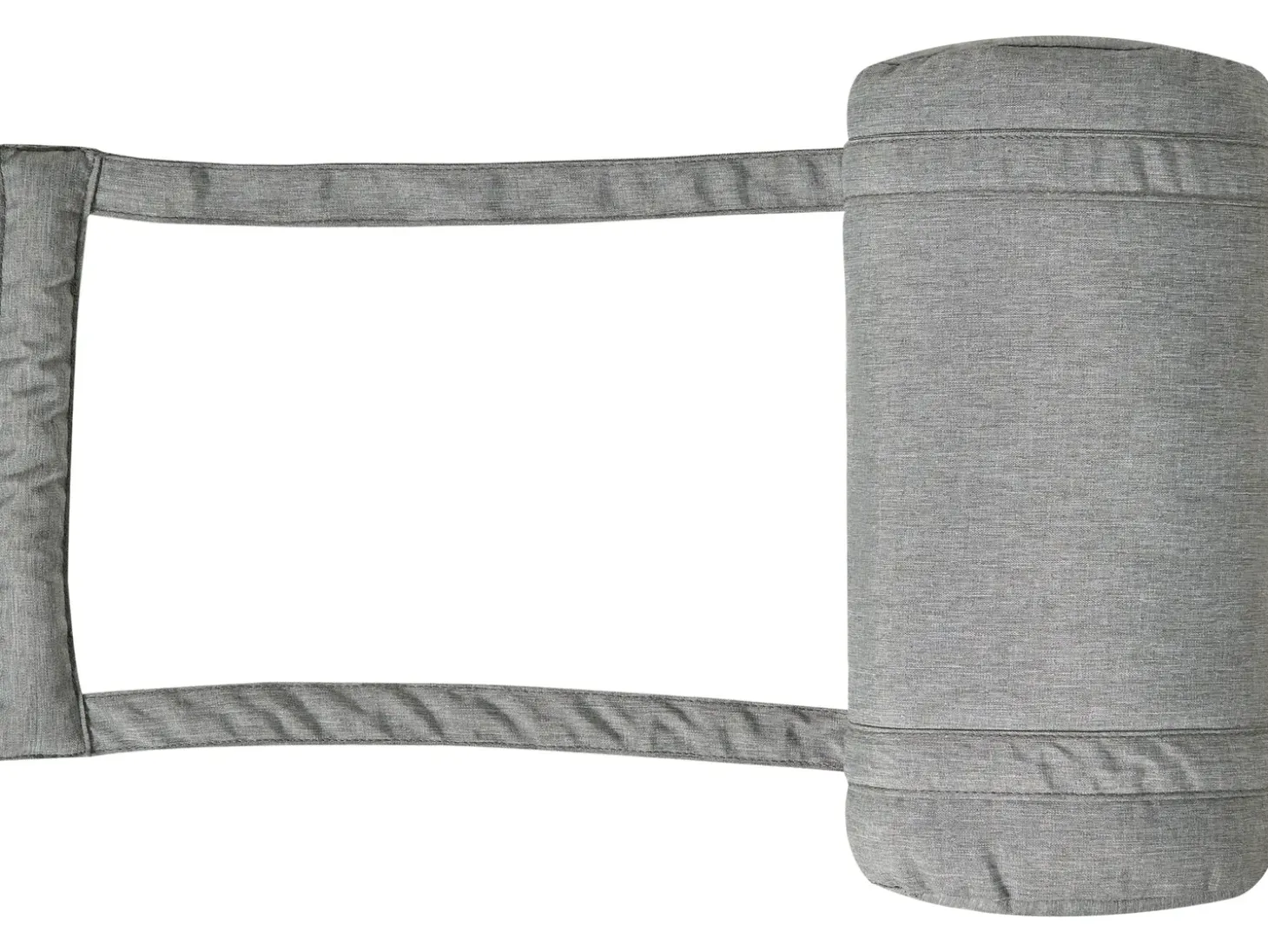 Sæt af 2 ryg-/siddehynder JAVA/AMANTEA PREMIUM 50 x 71 cm Grå melange