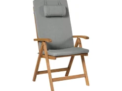 Sæt af 6 ryg-/siddehynder JAVA/AMANTEA PREMIUM 50 x 71 cm Grå melange