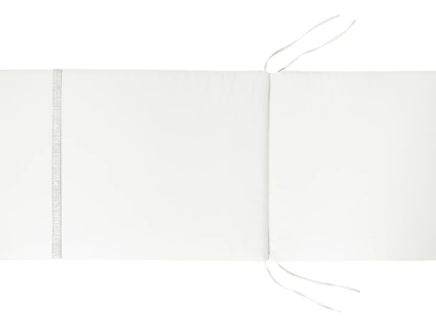 Sæt af 6 ryg-/siddehynder JAVA/AMANTEA PREMIUM 50 x 71 cm Cremehvid