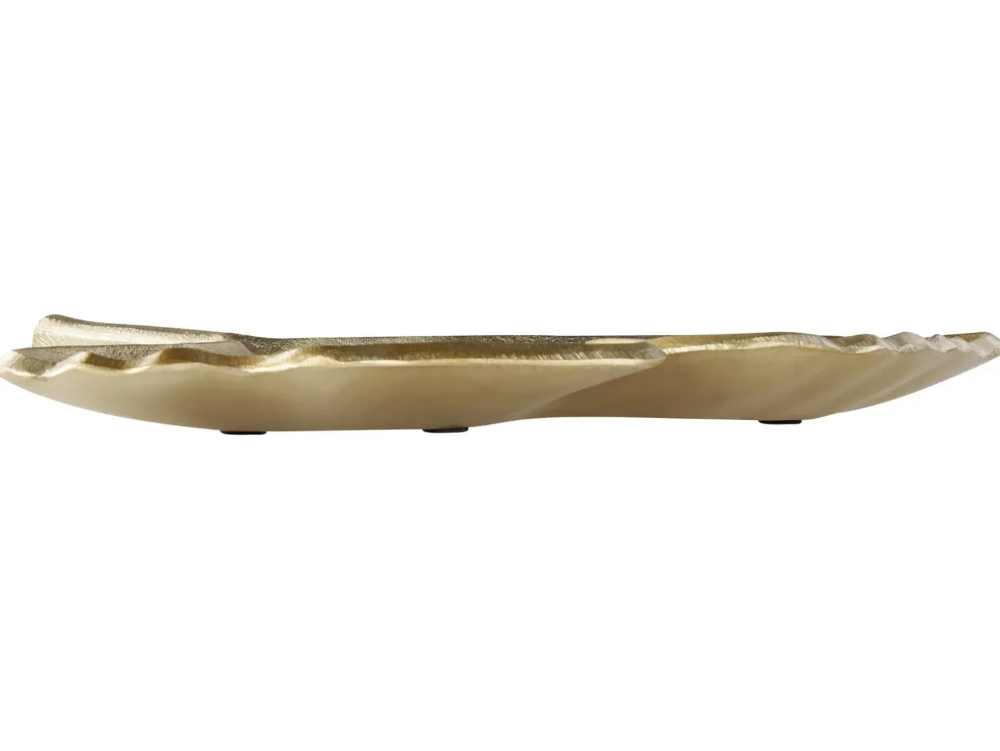 Sæt af 2 smykkeskåle Blad PALENQUE Metal Guld