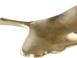 Sæt af 2 smykkeskåle Blad PALENQUE Metal Guld