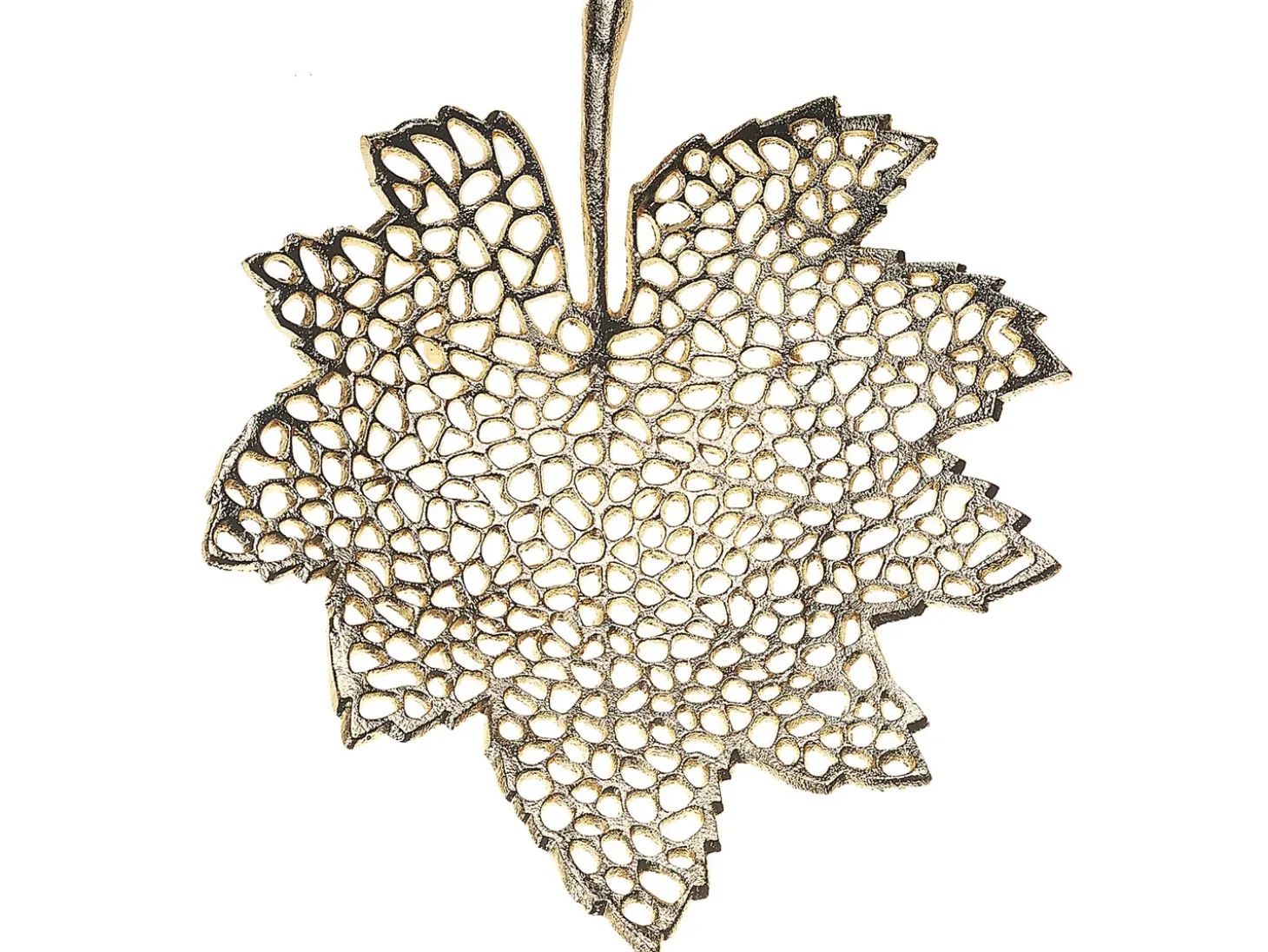 Sæt af 3 smykkeskåle Blad PEMALI Metal Guld