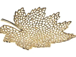 Sæt af 3 smykkeskåle Blad PEMALI Metal Guld