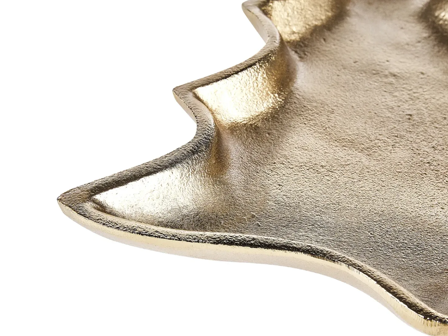 Sæt af 2 smykkeskåle Juletræ DURIAN Metal Guld