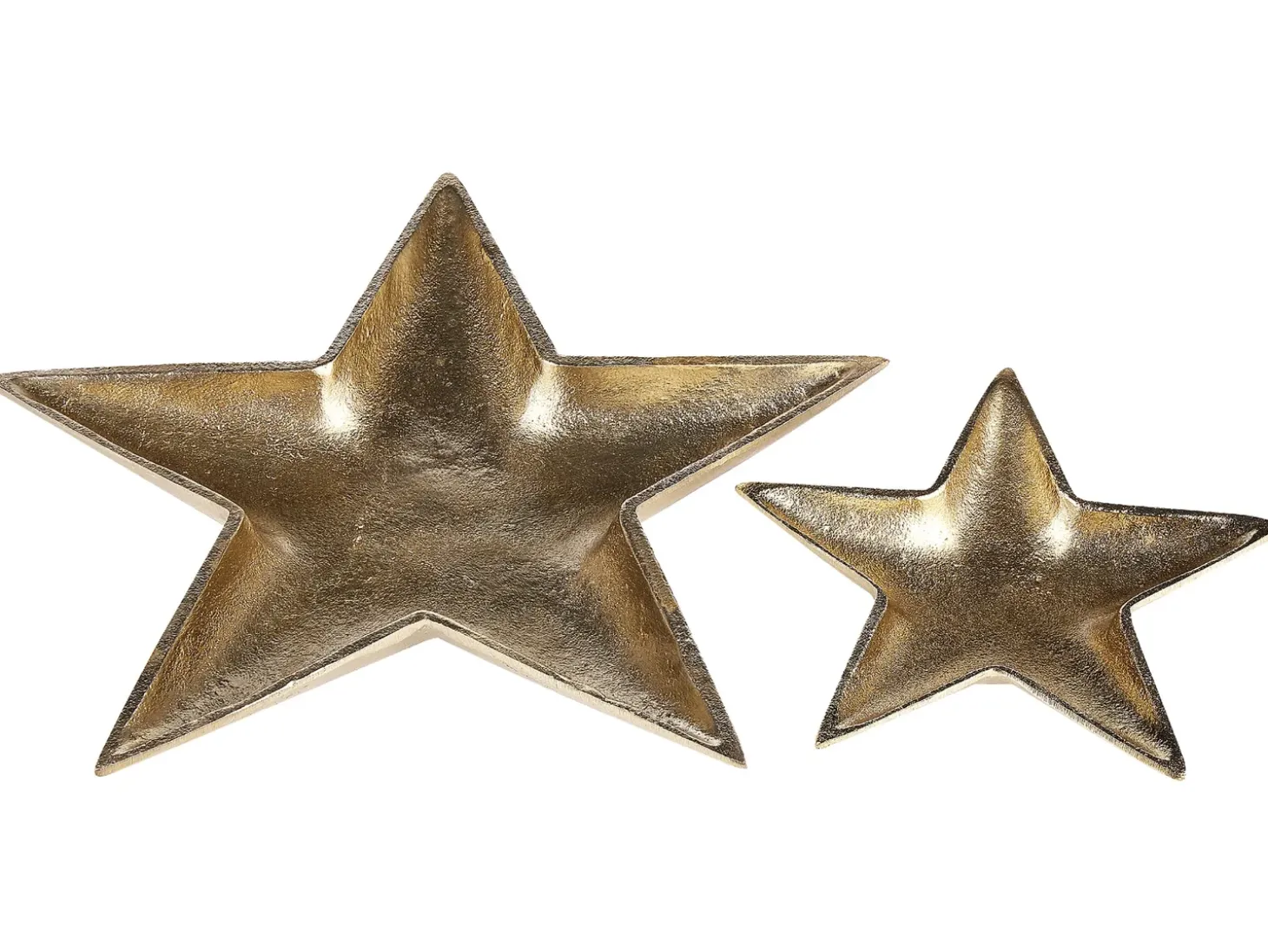 Sæt af 2 smykkeskåle Stjerne BANTEN Metal Guld