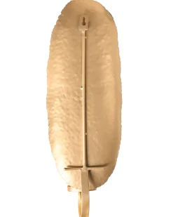 Sæt af 2 væglysestager FEIJO Metal 44 cm Guld