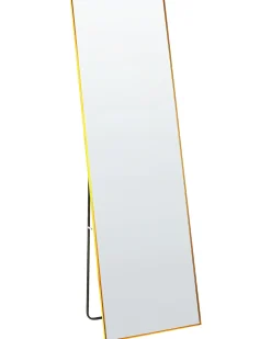 Stående spejl BEAUVAIS 156 cm Metal Guld