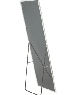 Stående spejl BEAUVAIS 156 cm Metal Sølv