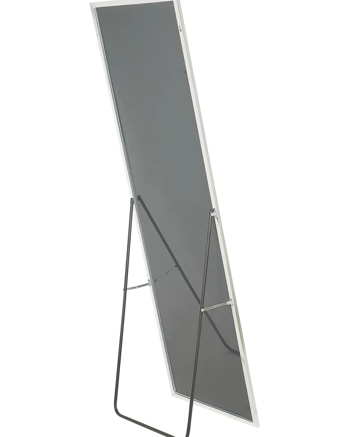 Stående spejl BEAUVAIS 156 cm Metal Sølv