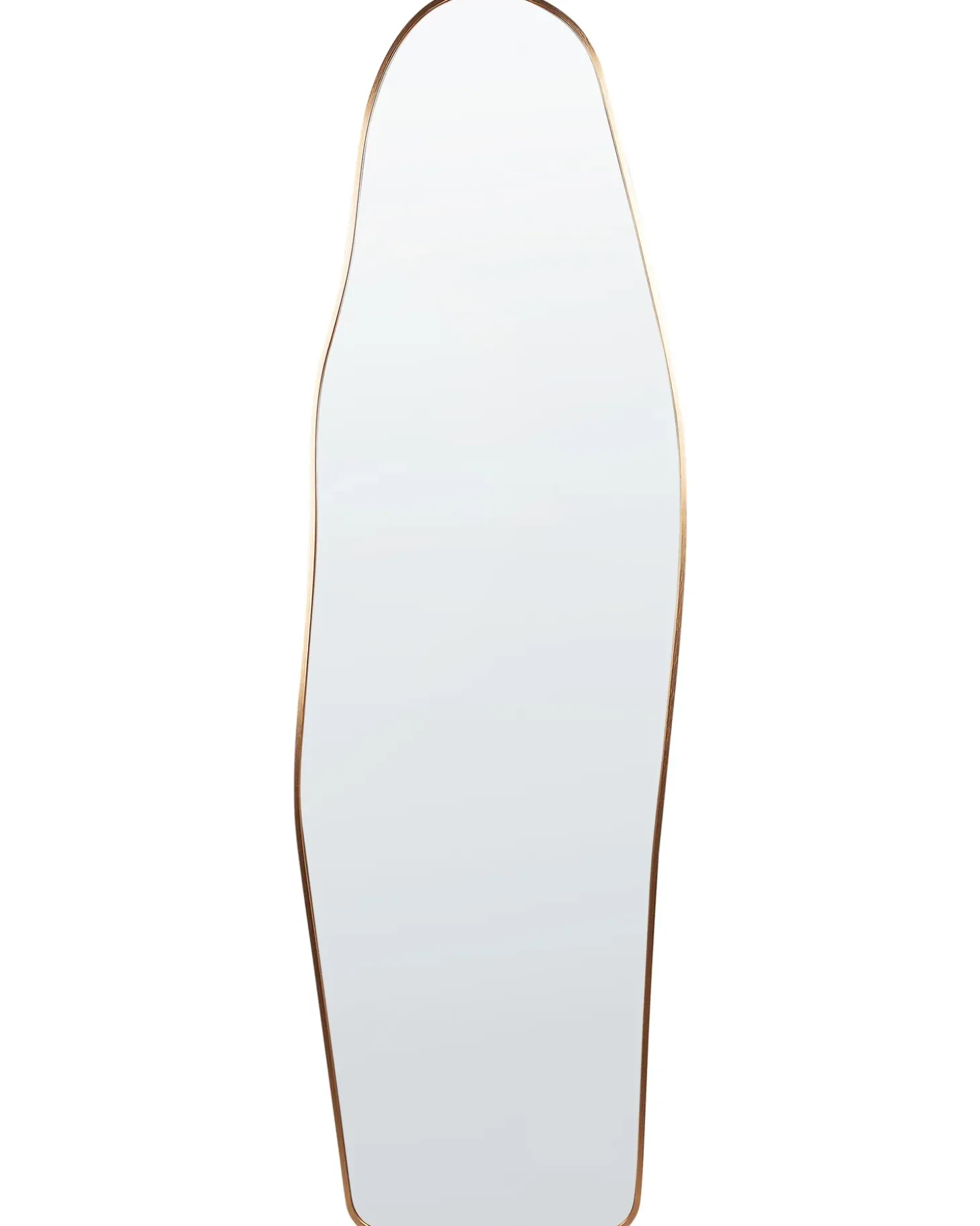 Stående spejl LARCHE 160 cm Metal Guld